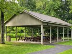community covered picnic area